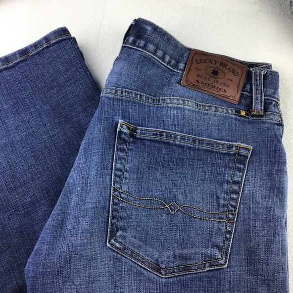 Lucky Brand Strgt Leg Blue Denim Jeans 30 x 30 A30 - Picture 7 of 7